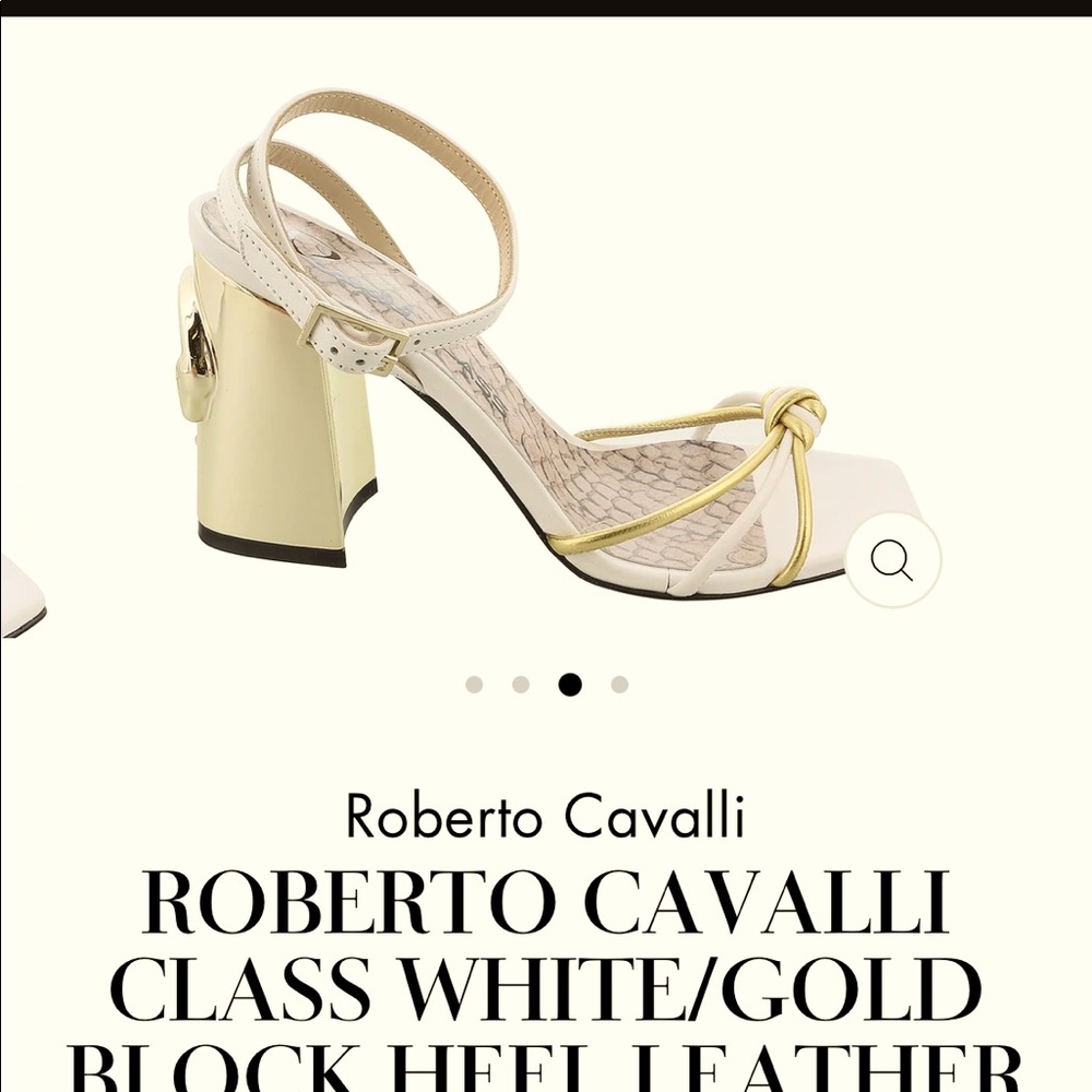 NWT size 7 Robert Cavalli sandals